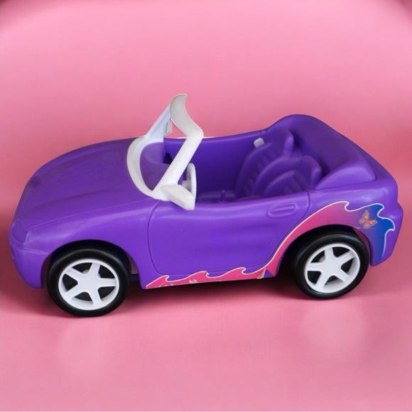 Barbie Other - Rare Vintage Barbie Purple Convertible Sports Car Doll Vehicle Toy 90’s Retro